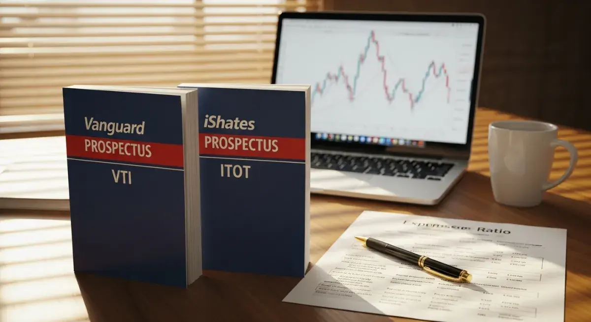 VTI vs ITOT 2026 total market ETF comparison — FundDuel